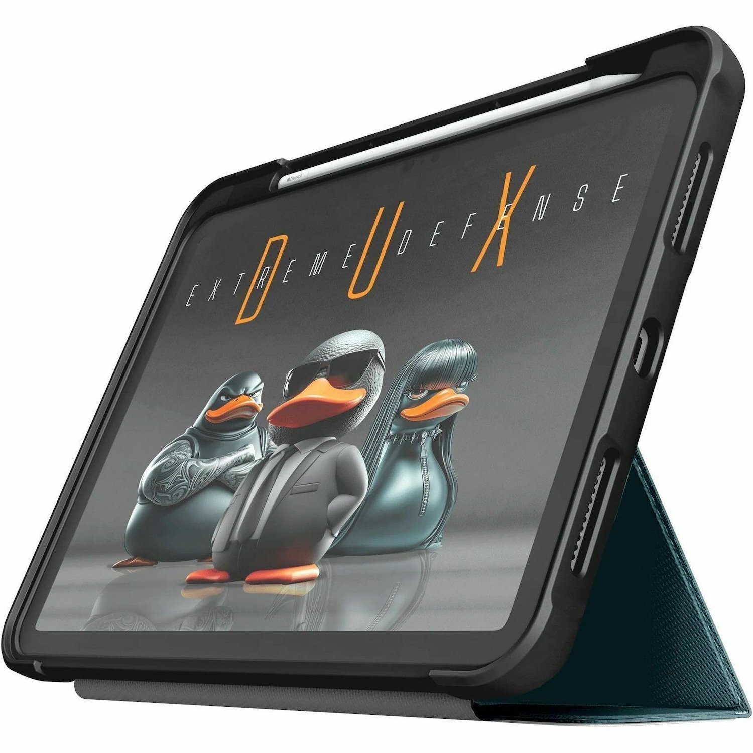 STM Goods Dux Ultra Rugged Carrying Case for Apple iPad (10th Generation), iPad (11th Generation) Tablet - Ocean Gray