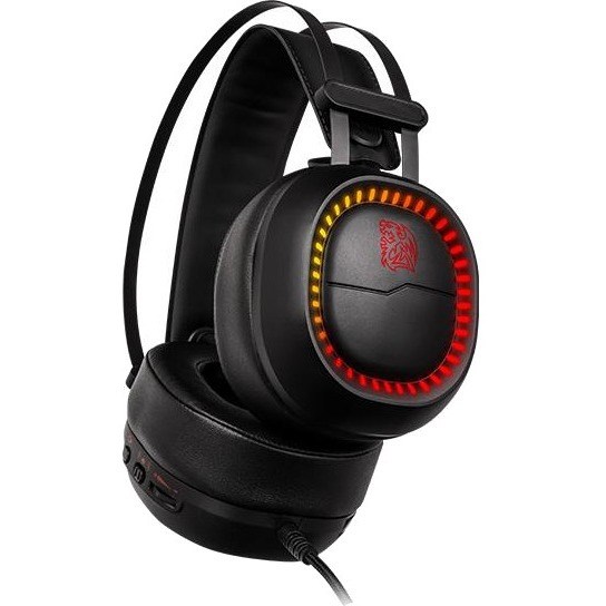 Tt eSPORTS SHOCK PRO RGB Wired Over-the-head Stereo Headset - Diamond Black