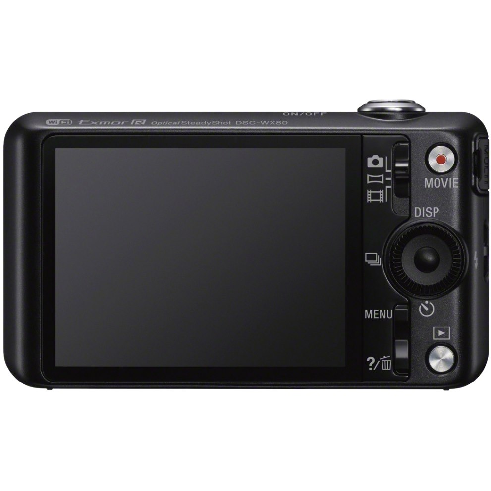 Sony Cyber-shot DSC-WX80 16.2 Megapixel Compact Camera - Red