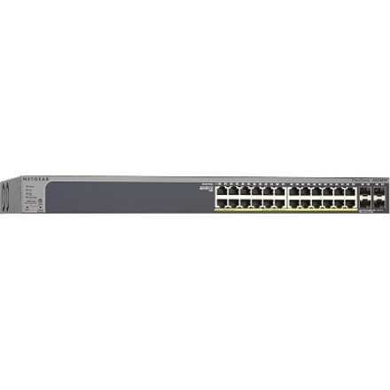 Netgear ProSafe GS728TP 24 Ports Manageable Ethernet Switch - Gigabit Ethernet - 1000Base-T, 1000Base-X