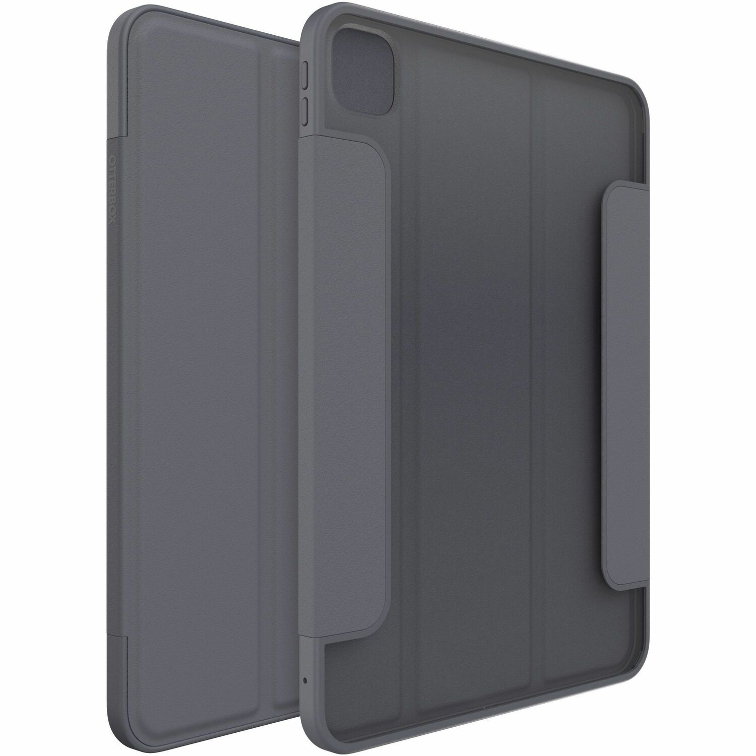 OtterBox Symmetry Folio Apple iPad Pro (11') (M5/M4) (6th/5th Gen) Case Thunderstorm (Clear/Dark Grey) - (77-95257), 7 Years Warranty