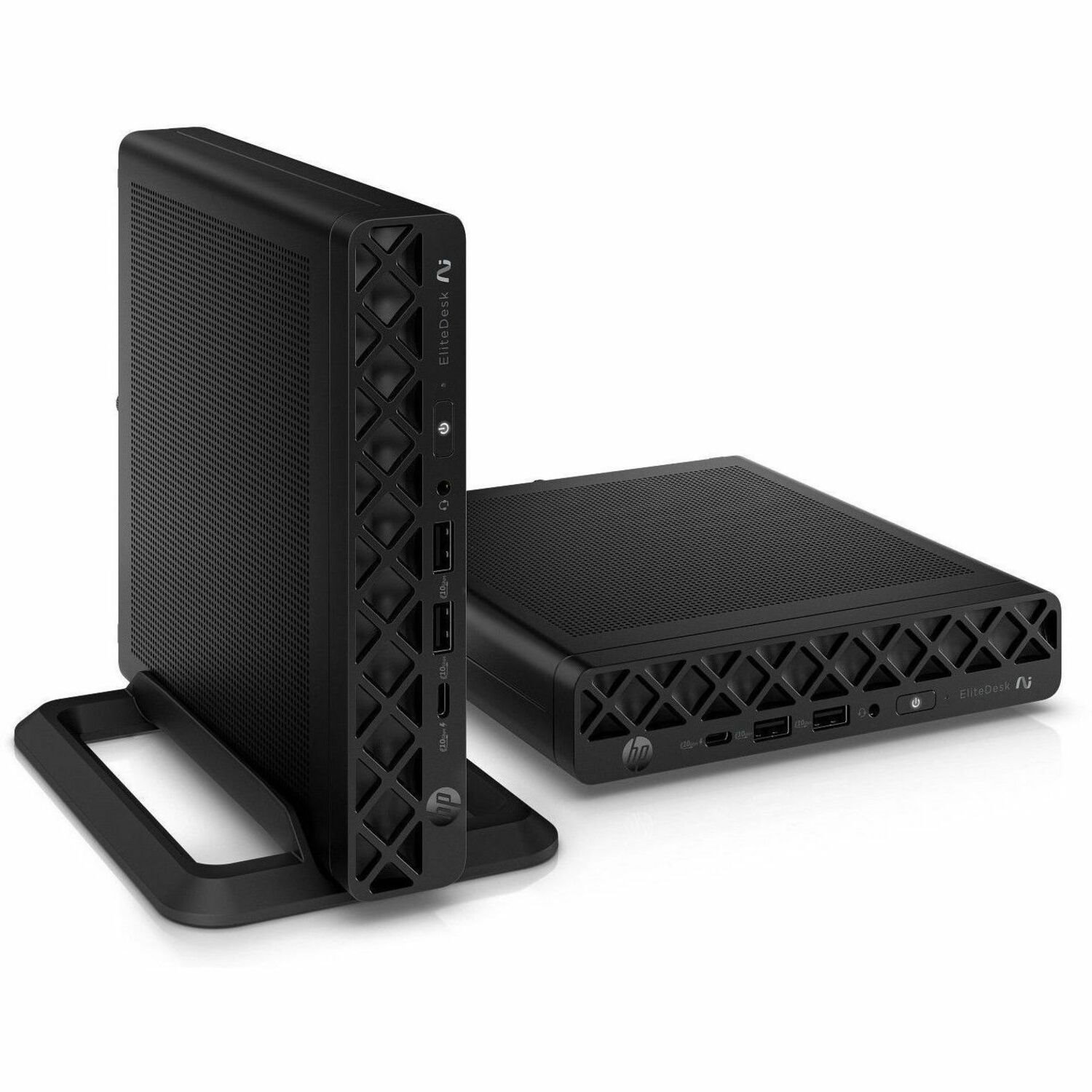 HP EliteDesk 8 G1i Desktop Computer - AMD Ryzen AI 7 350 - 16 GB - 512 GB SSD - Mini PC - Jack Black