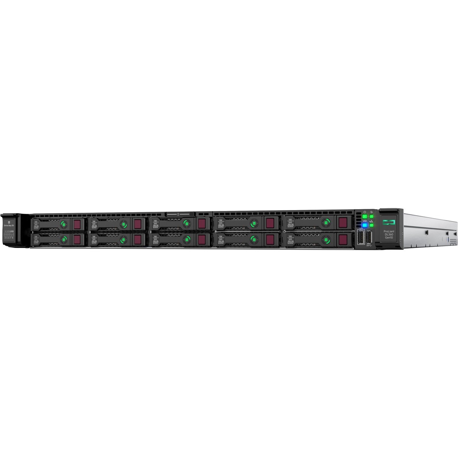 HPE ProLiant DL360 G10 1U Rack Server - 1 Xeon Gold 5118 2.30 GHz - 64 GB RAM - 3.60 TB HDD - (6 x 600GB) HDD Configuration - Serial Attached SCSI (SAS) Controller