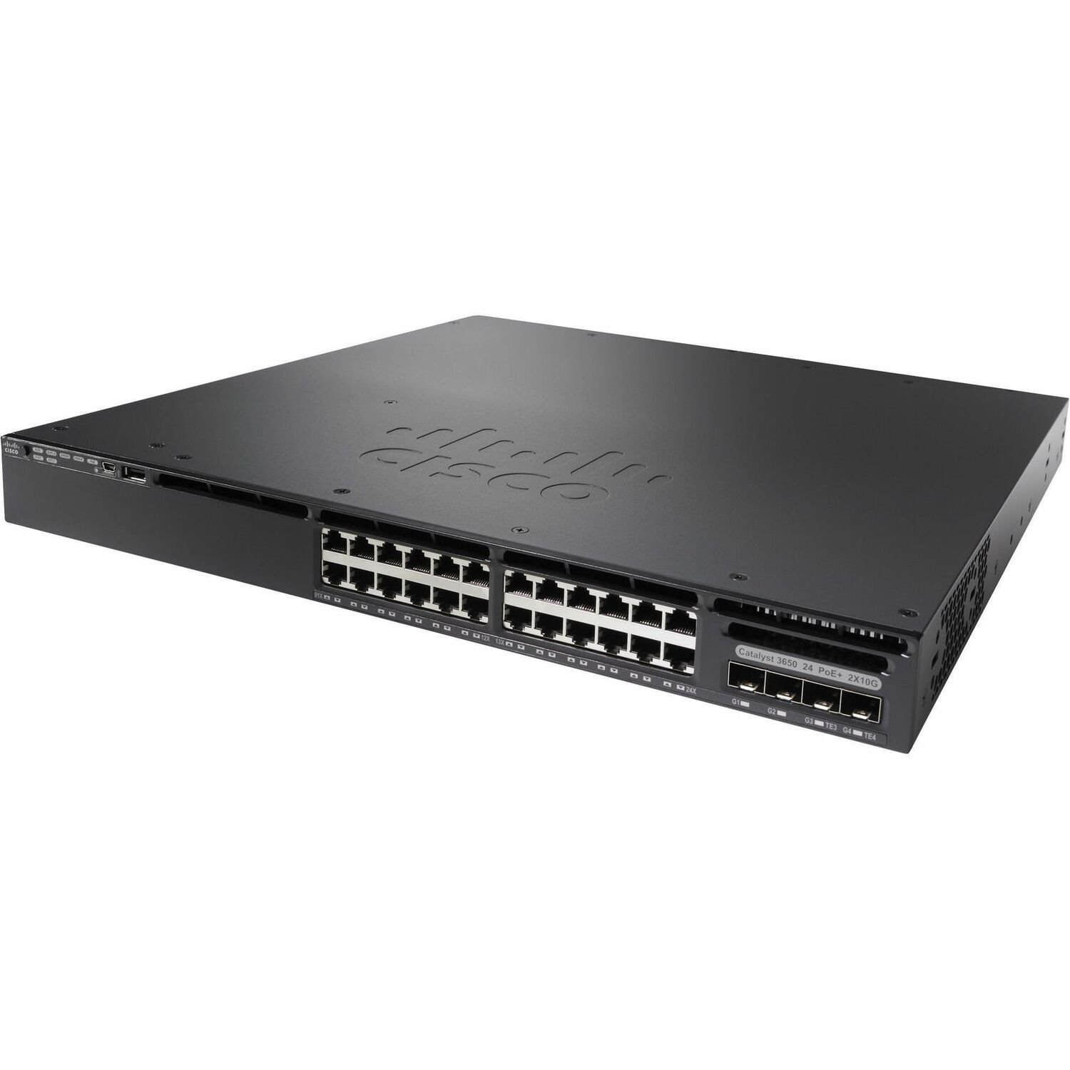 Cisco Catalyst 3650 24 Ports Manageable Ethernet Switch - Gigabit Ethernet, 10 Gigabit Ethernet