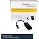 StarTech.com USB C to Gigabit Ethernet Adapter - Thunderbolt 3 - 10/100/1000Mbps - Black