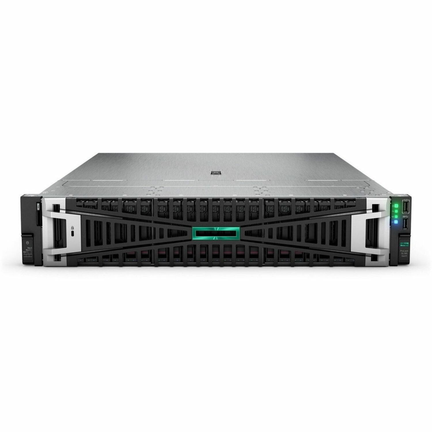 HPE ProLiant DL385 G11 2U Rack Server - 1 x AMD EPYC 9124 3 GHz - 64 GB RAM - 7.68 TB SSD - (1 x 7.68TB) SSD Configuration
