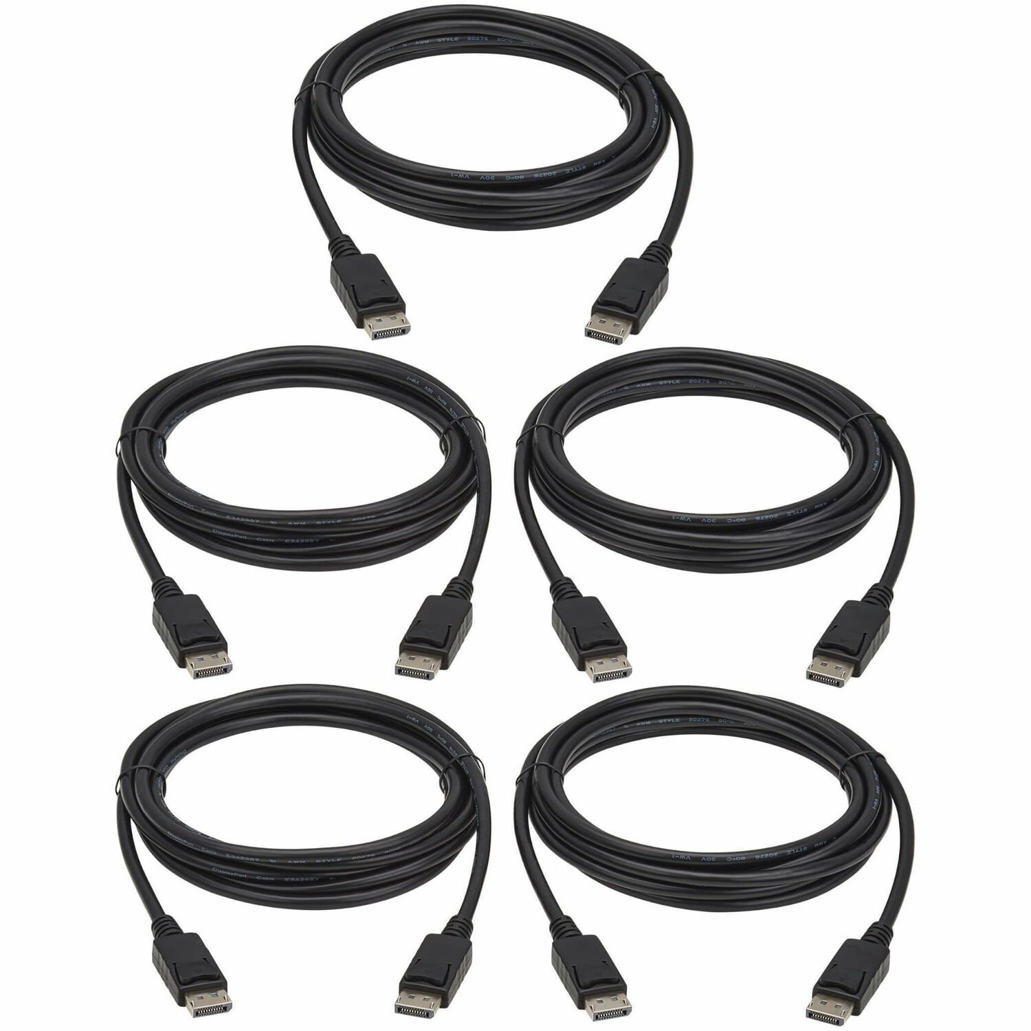 Tripp Lite series P580-010-5PK DisplayPort Audio/Video Cable