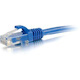 C2G 10ft Cat5e Snagless Unshielded UTP Ethernet Network Patch Cable (RJ45 M/M), Blue, Standard RJ45 Connectors, 5600pf/100m