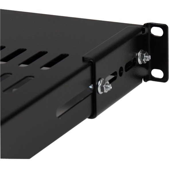 StarTech.com 1U Adjustable Mounting Depth Vented Rack Mount Shelf - 175lbs / 80kg