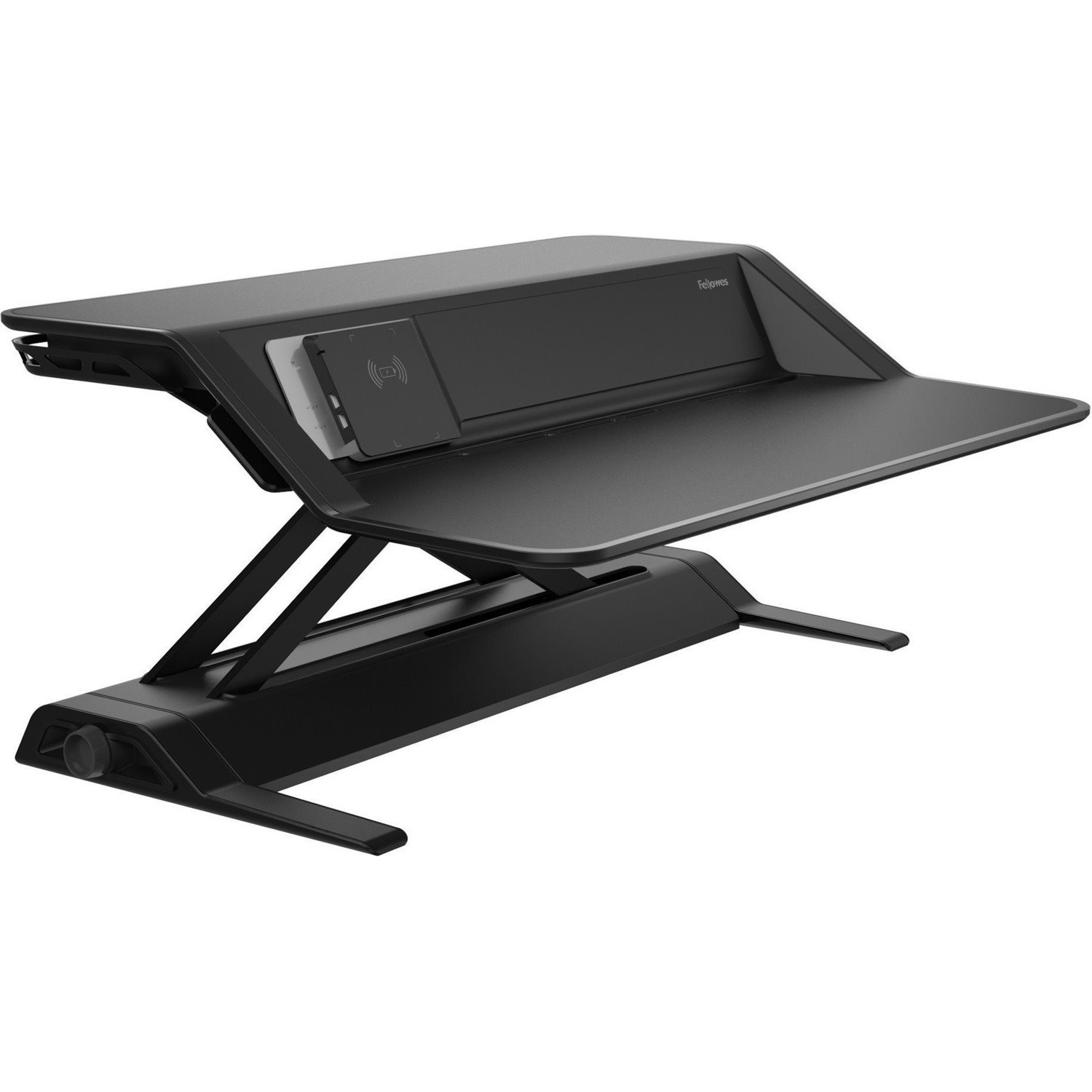 Fellowes Lotus&trade; DX Sit-Stand Workstation - Black