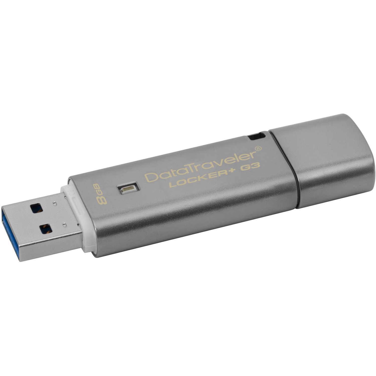 Kingston 8GB DataTraveler Locker+ G3 USB 3.0 Flash Drive