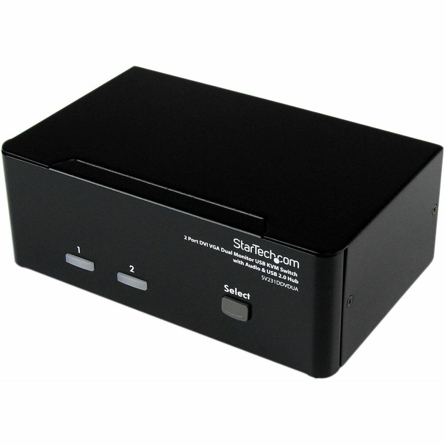StarTech.com 2-poort DVI VGA USB KVM-switch met Audio en USB 2.0-hub