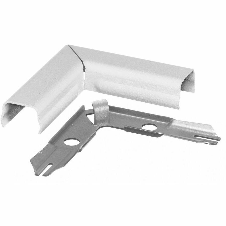 Bryant Metal Raceway, Flat Elbow, HBL500 Series, White