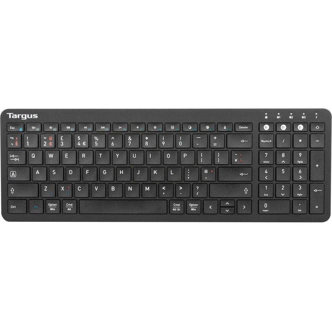 Targus Keyboard - Wireless Connectivity - English (UK) - QWERTY Layout - Black