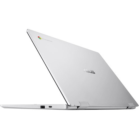 Asus Chromebook Flip CX1400 CX1400FKA-DS84FT 14" Touchscreen Convertible 2 in 1 Chromebook - Full HD - Intel Celeron N4500 - 8 GB - 64 GB Flash Memory - Transparent Silver