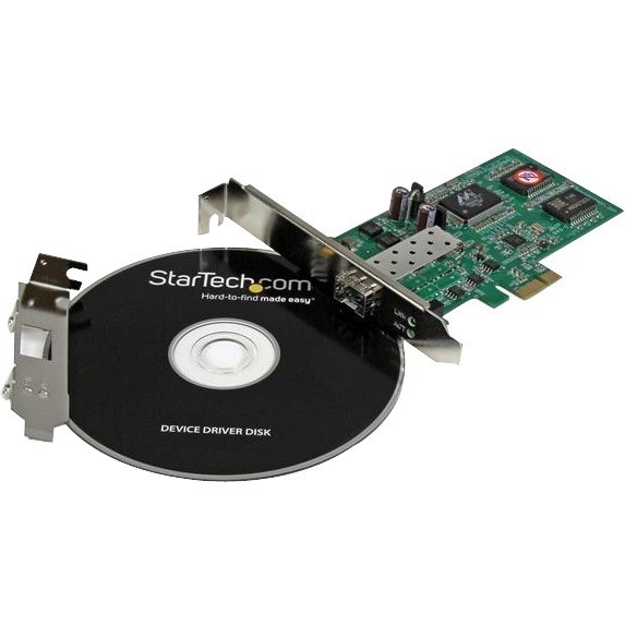 StarTech.com PCI Express Gigabit Ethernet Fiber Network Card w/ Open SFP - PCIe SFP Network Card Adapter NIC