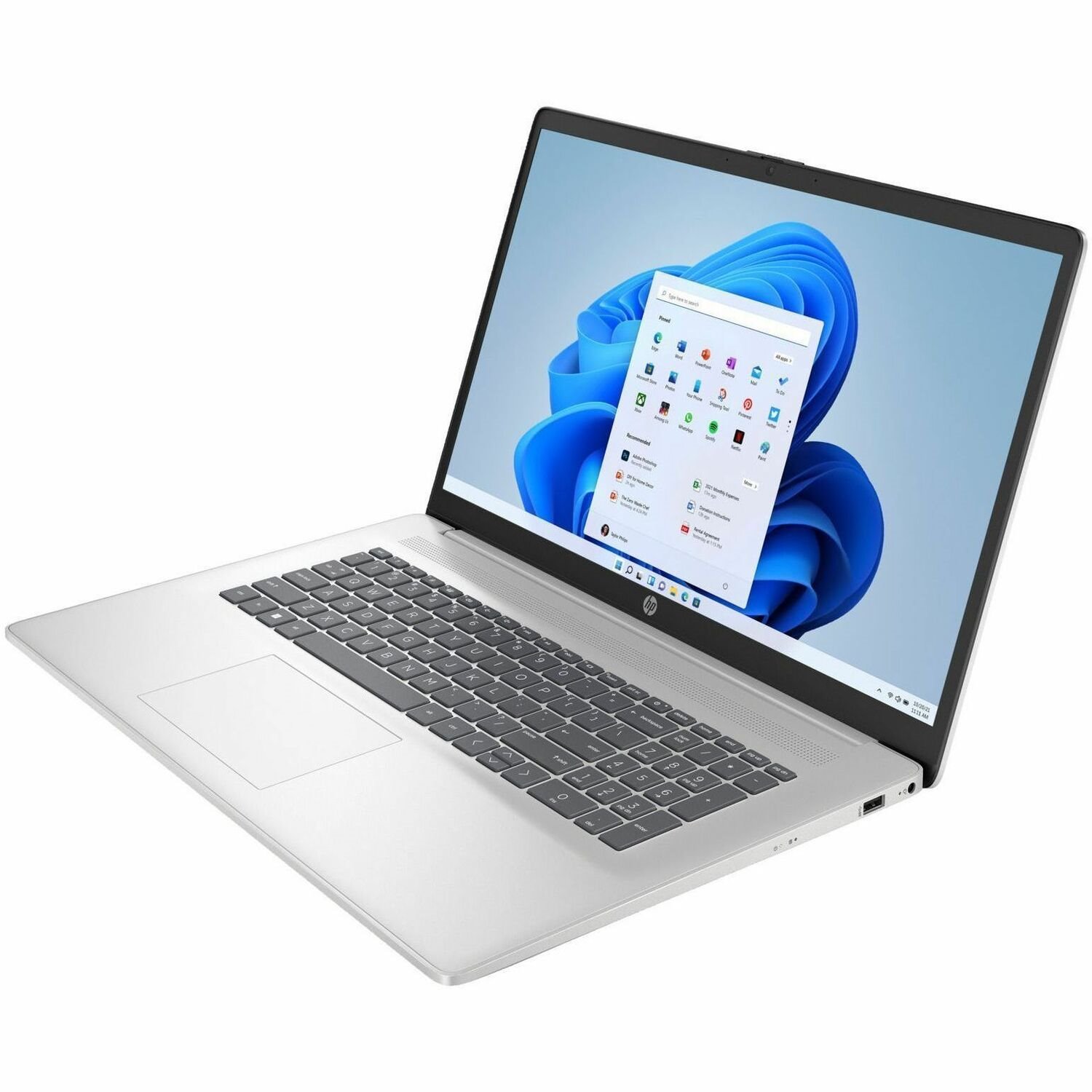 HP 17-c3000 17-cn3029TU 17.3" Notebook - Full HD - Intel Core i7 13th Gen i7-1355U - 16 GB - 512 GB SSD - Natural Silver