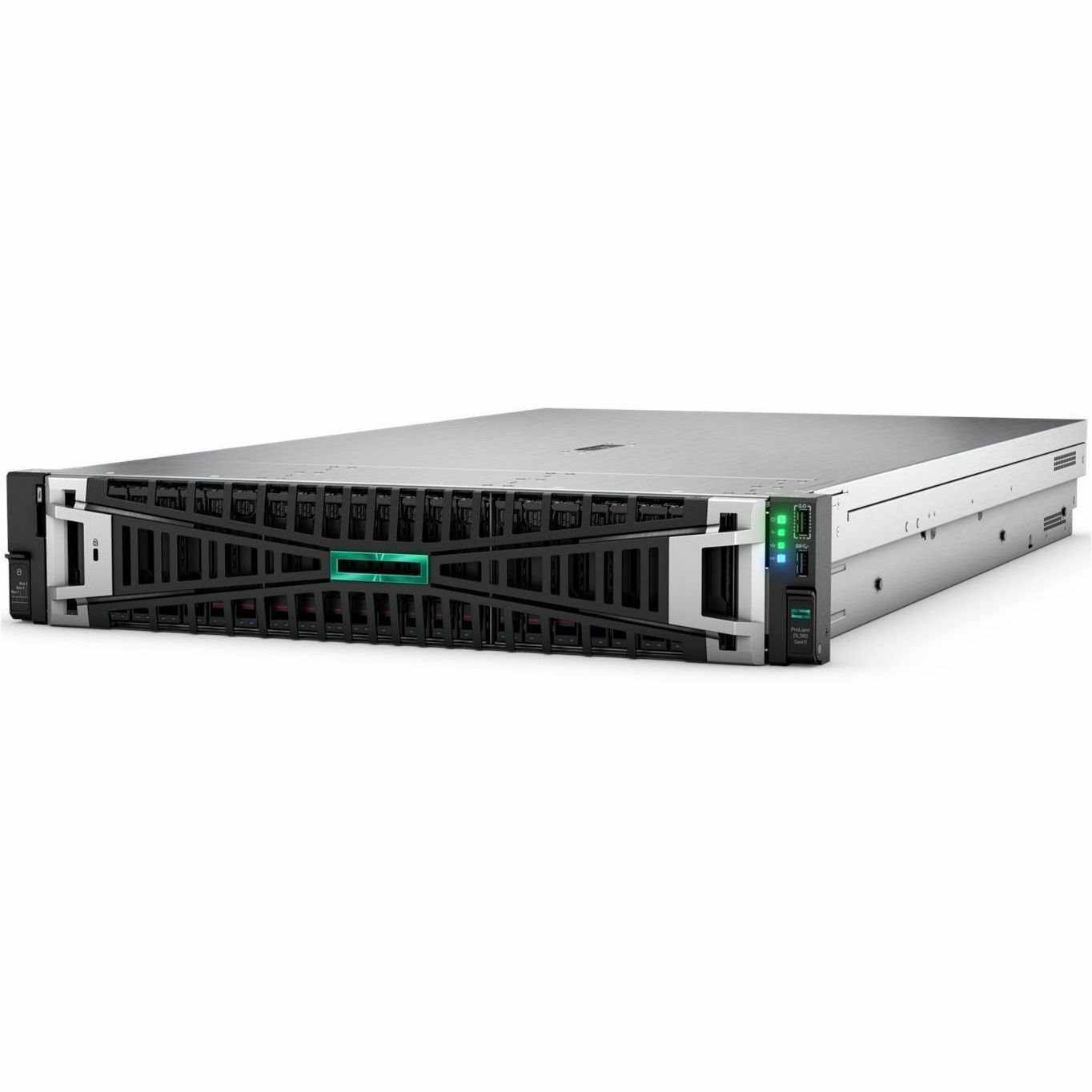 HPE ProLiant DL380 G11 2U Rack Server - 1 x Intel Xeon Silver 4510 2.40 GHz - 32 GB RAM - 2 TB HDD - (2 x 1TB) HDD Configuration - 12Gb/s SAS, Serial ATA/600, NVMe Controller