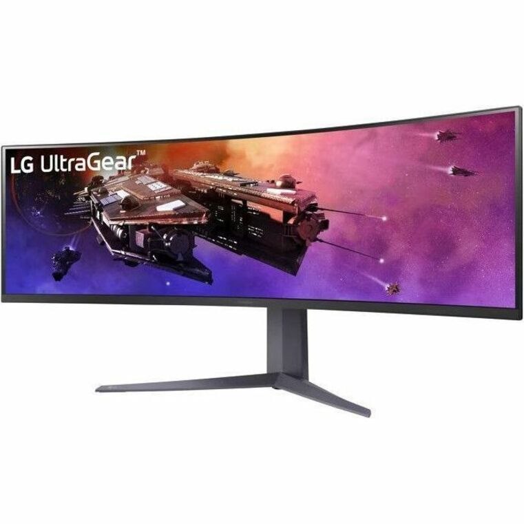 LG UltraGear 45GR75DC-B 45" Class UWQHD Curved Screen Gaming LED Monitor - 32:9