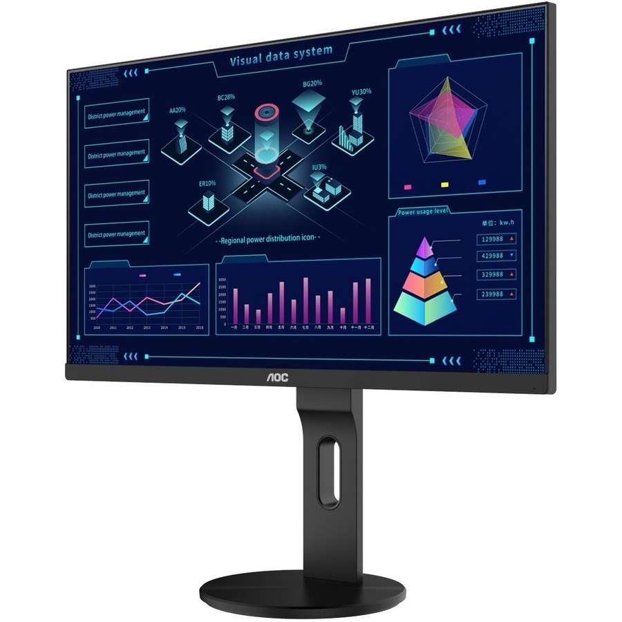 AOC Q2790PQ 27" Class WQHD LCD Monitor - Black