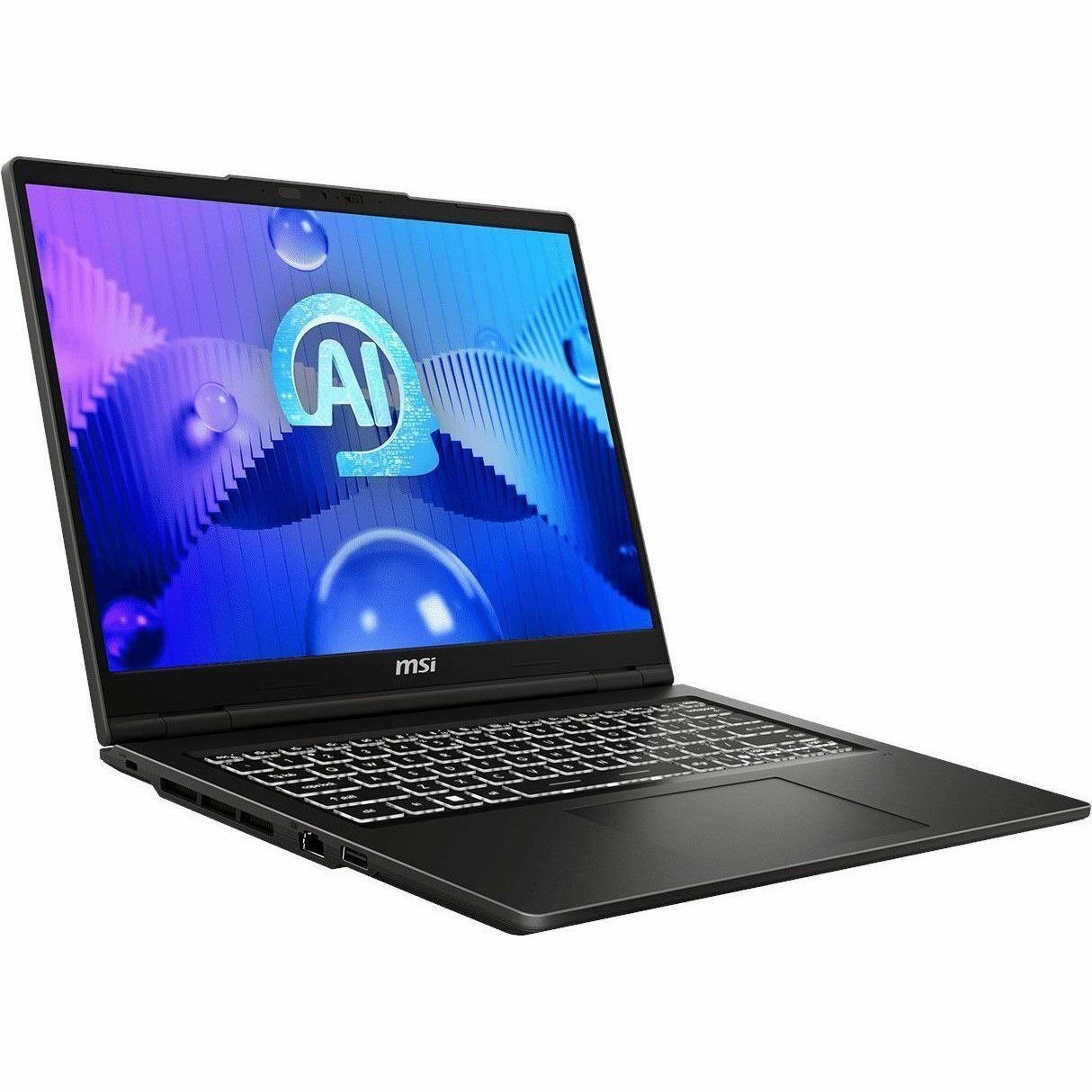 MSI Venture 14 AI A1MG VENTURE 14 AI A1MG-013AU 14" Clamshell Gaming Notebook - 2.8K - Intel Core Ultra 5 155H - 16 GB - 512 GB SSD - Solid Gray