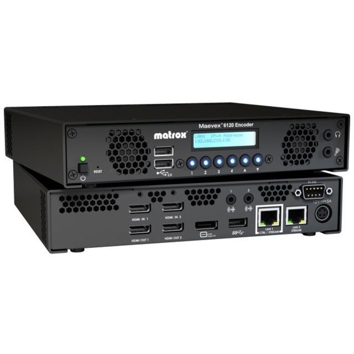 Matrox Maevex 6120 Dual 4K Encoder Appliance