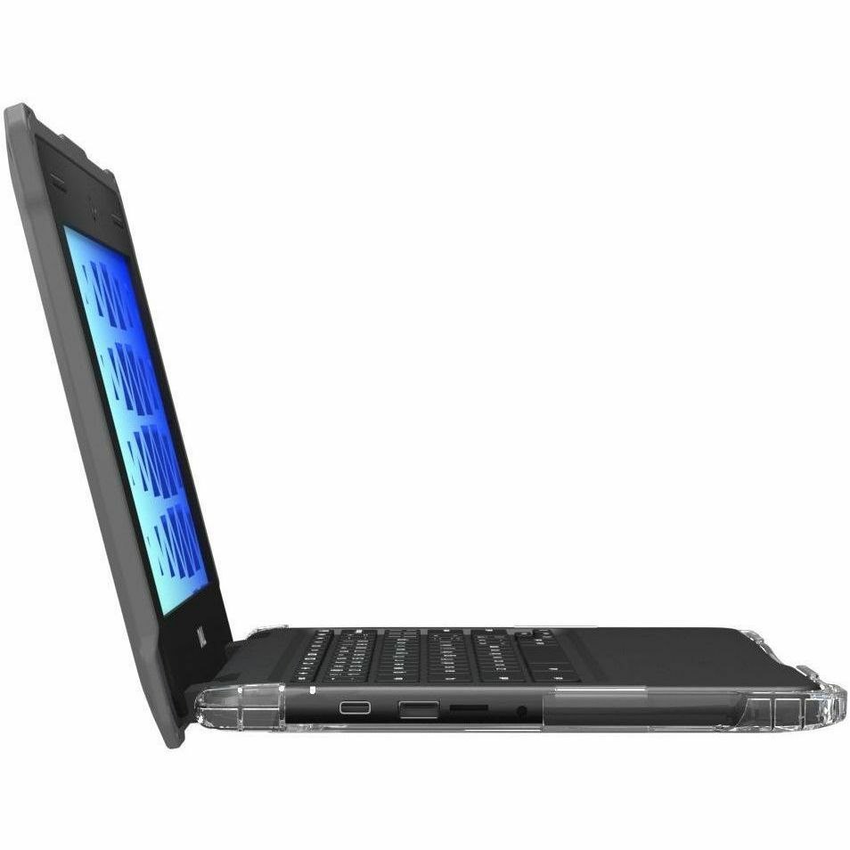 MAXCases Extreme Shell-FL for Dell 3100/3110/3120 Chromebook Clamshell 11.6" (Grey)