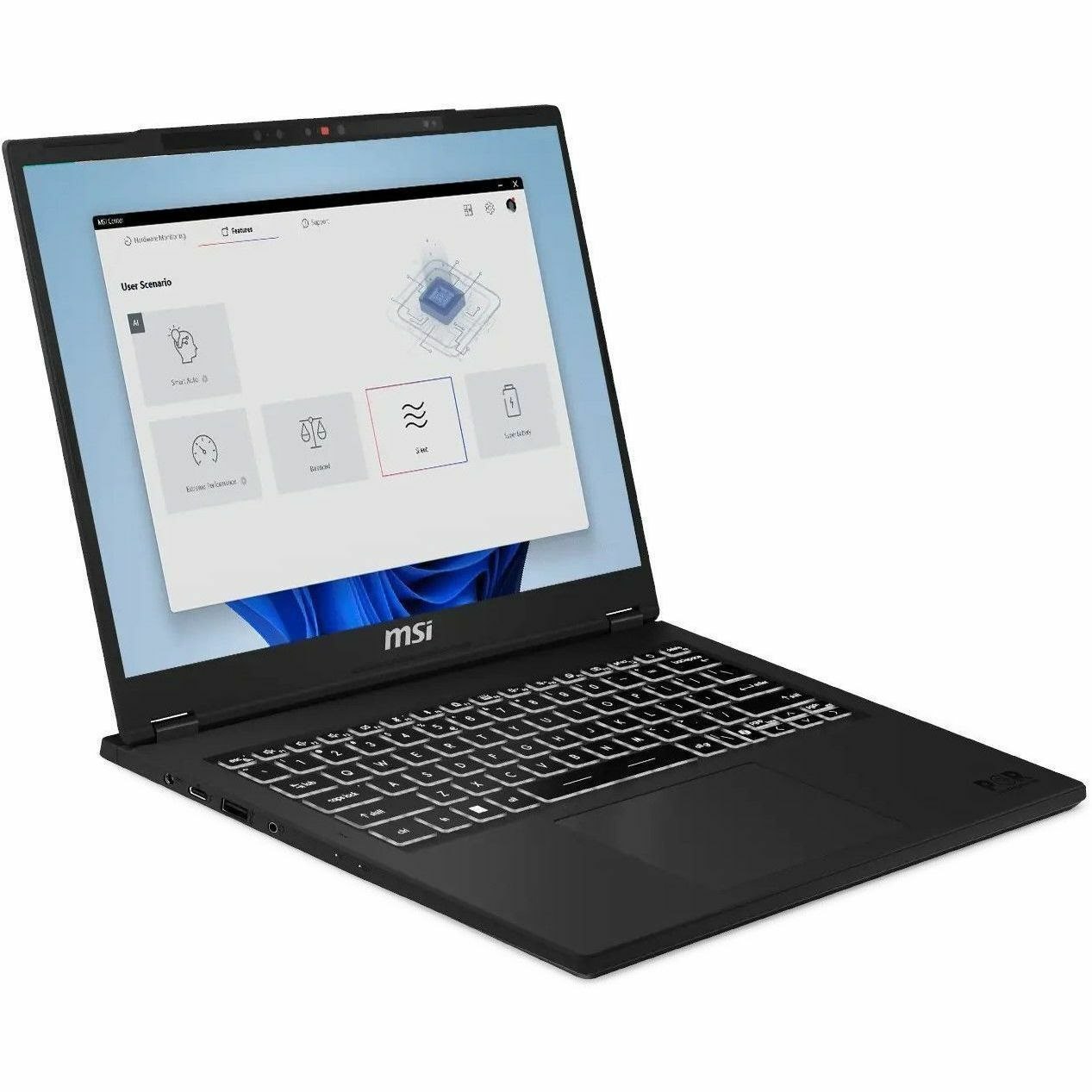 MSI Modern 14 H D2RM Modern 14 H D2RMG-298UK 35.6 cm (14") Notebook - Full HD Plus - Intel Core 5 210H - 16 GB - 512 GB SSD - Classic Black