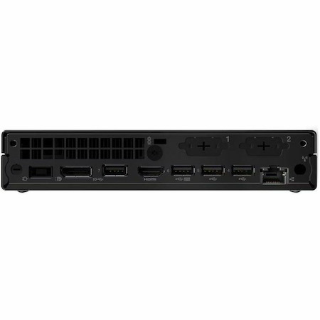 Lenovo ThinkCentre M75q Gen 5 12RQ001NCA Desktop Computer - AMD Ryzen 5 PRO 8600GE - 32 GB - 512 GB SSD - Tiny - Black