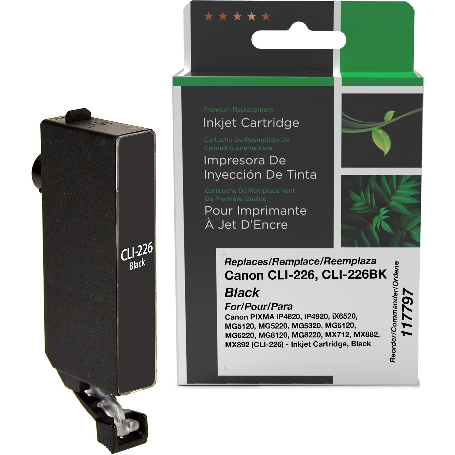Clover Imaging Remanufactured Black Ink Cartridge for Canon CLI-226 (4546B001)