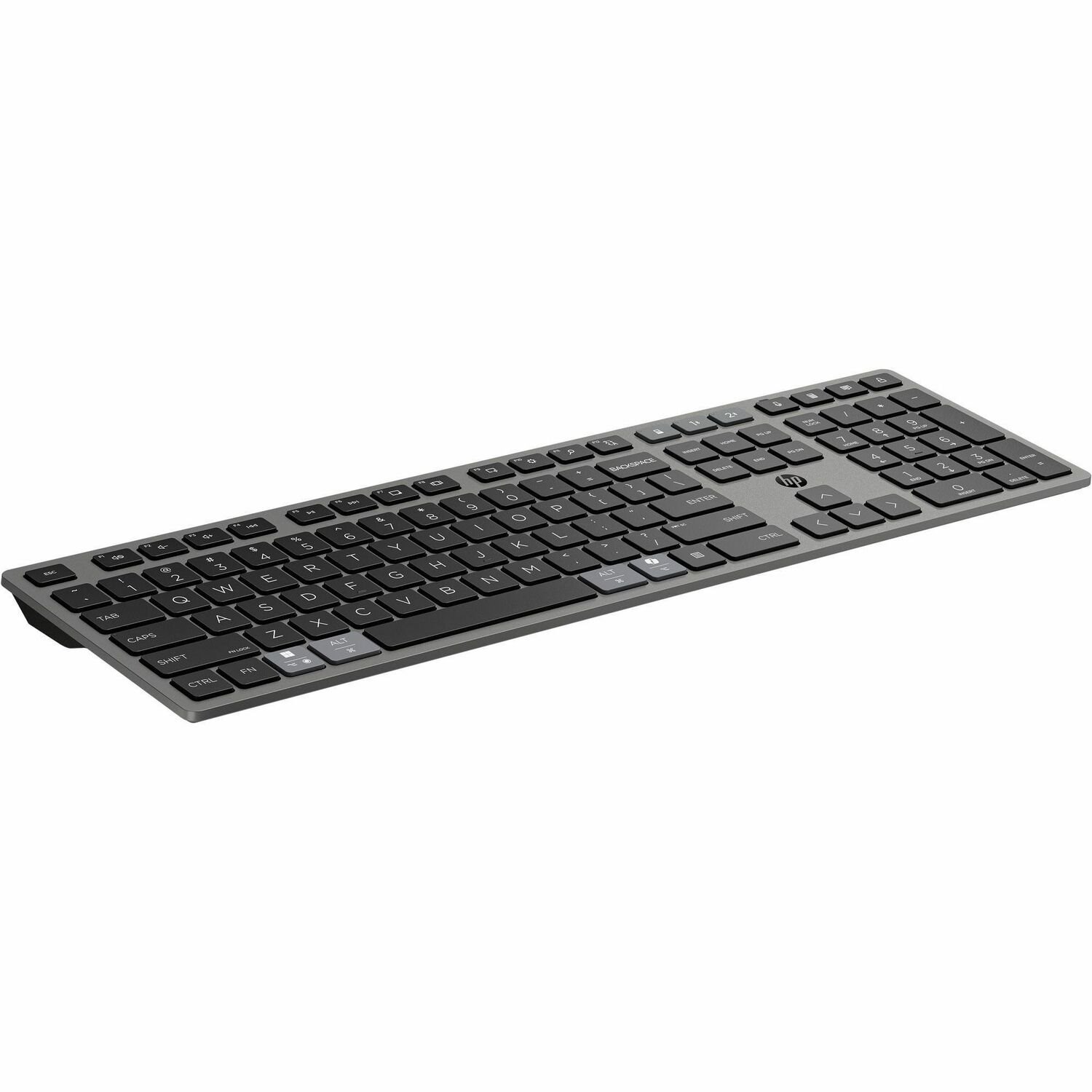 HP 720 Keyboard - Wireless Connectivity - USB Type A Interface - Nightfall Black