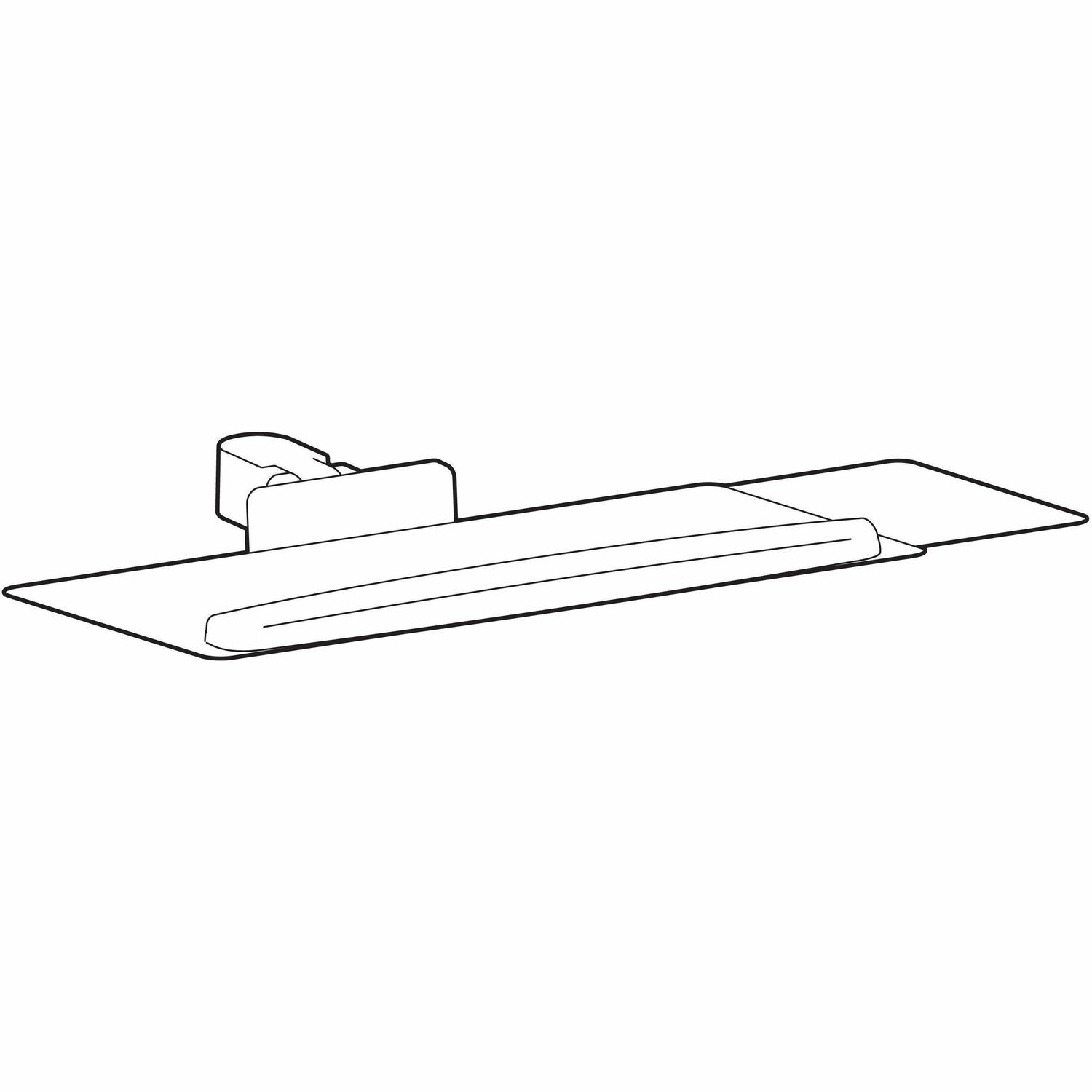 Ergotron Mounting Tray for Keyboard - Dark Gray