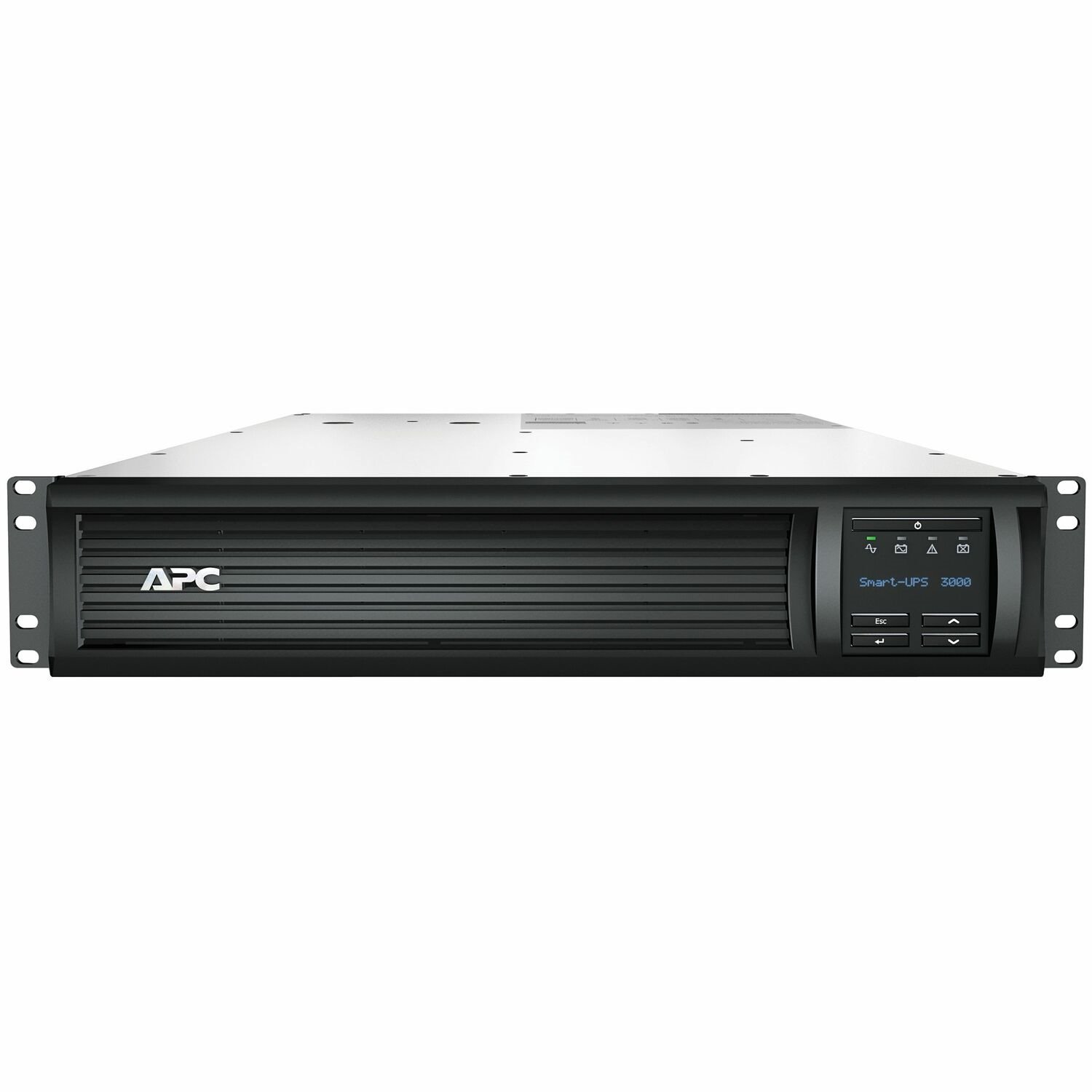 APC Smart-UPS, Line Interactive, 3kVA, Rackmount 2U, 208V, 2x NEMA L6-20R outlets, SmartSlot, AVR, LCD