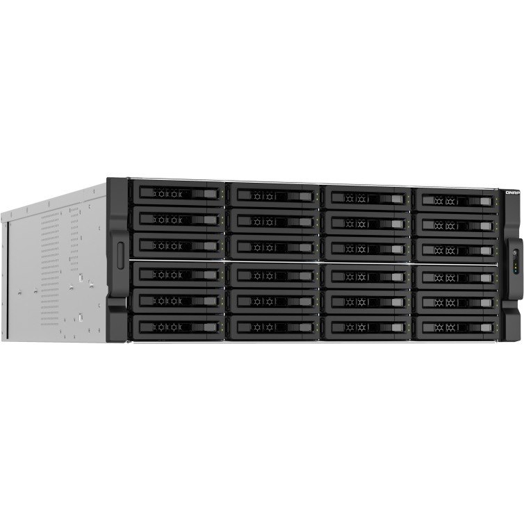 QNAP TS-h3087XU-RP-E2378-64G 30 x Total Bays SAN/NAS Storage System - 5 GB Flash Memory Capacity - Intel Xeon E-2378 Octa-core (8 Core) 2.60 GHz - 64 GB RAM - DDR4 SDRAM - 4U Rack-mountable