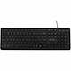 V7 KU350US USB Quiet Keyboard - US Layout - English (US) - QWERTY - Business - Black - USB-A Connectivity - Full Size - USB Interface - Plug and play - Windows - MacOS - ChromeOS - Multimedia keys - Lasered keycaps - Multimedia Hot Key(s)