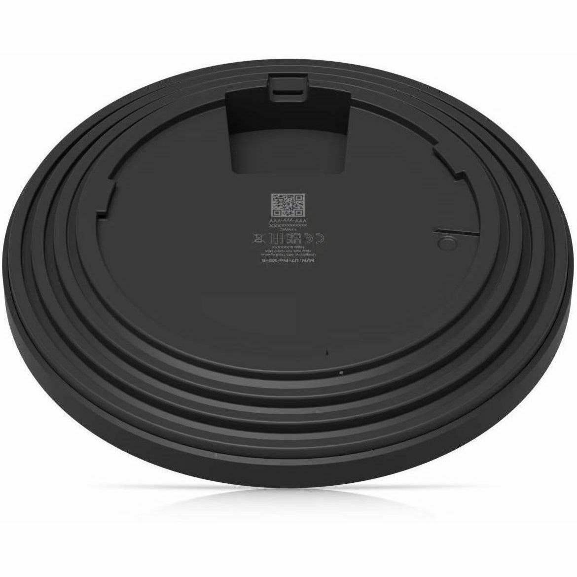Ubiquiti U7 Pro XG Tri Band Wi-Fi 7 IEEE 802.11n/ac/ax/be/v/r/k 5.80 Gbit/s Wireless Access Point - Black