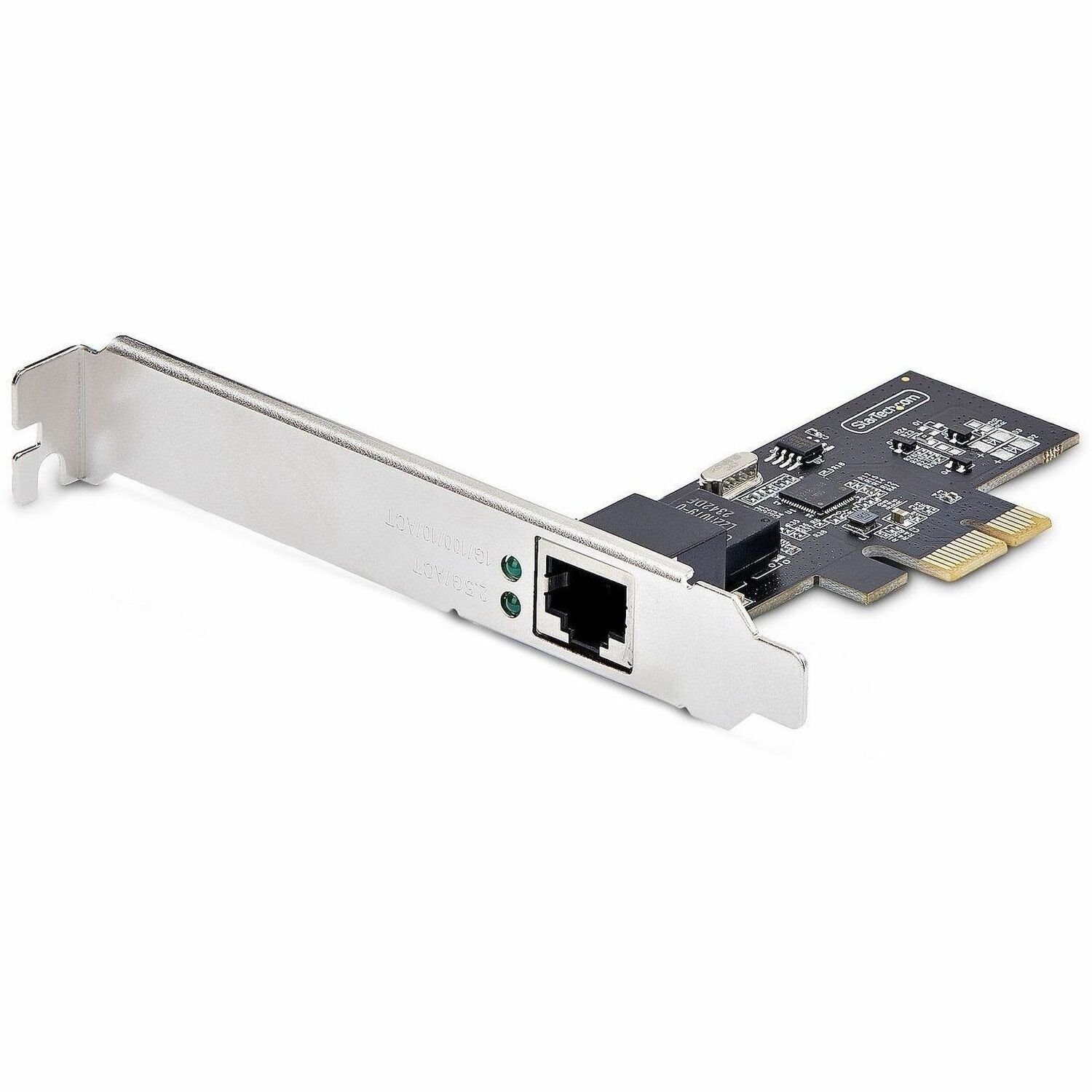 StarTech.com 1-Port 2.5G NBASE-T PCIe Network Card, Computer Network Interface Card, Intel&reg;I225-V; Single-Port Ethernet, Multi-Gigabit NIC