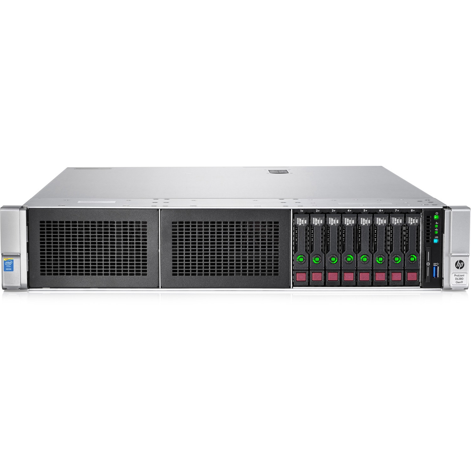 HPE ProLiant DL380 G9 2U Rack Server - 1 Xeon E5-2609 v3 1.90 GHz - 8 GB RAM - Serial ATA/600 Controller