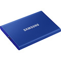 Samsung T7 MU-PC2T0H/WW 2 TB Portable Solid State Drive - External - PCI Express NVMe - Indigo Blue