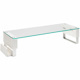 Eaton Tripp Lite Series Monitor Riser for Desk - Height Adjustable, Glass Top, USB and Audio Ports