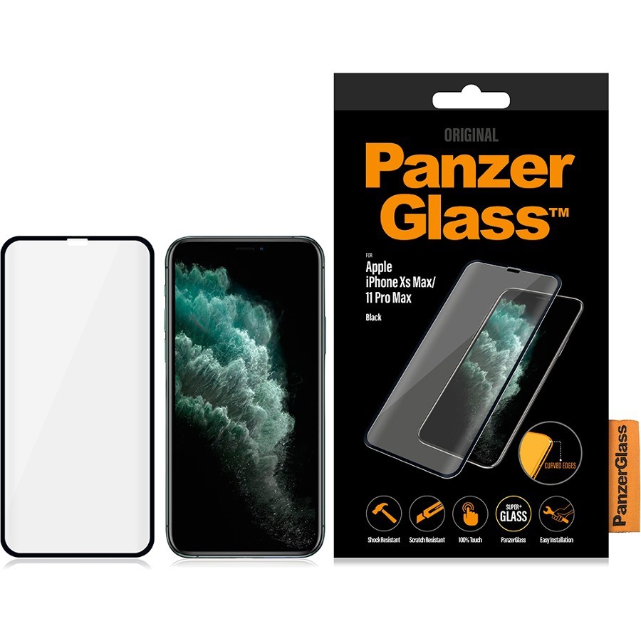PanzerGlass Original Tempered Glass, Silicone Screen Protector - Crystal Clear