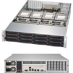 Supermicro SuperServer 6028R-E1CR16T Server Barebone System - 2U Rack-mountable - Socket LGA 2011-v3 - 2 x Processor Support