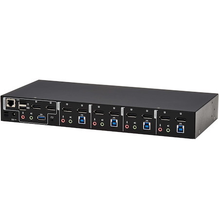 Eaton Tripp Lite Series 4-Port DisplayPort Dual-Display KVM Switch - 4K 60 Hz, USB 3.2 Gen 1, HDCP 2.2, USB Sharing