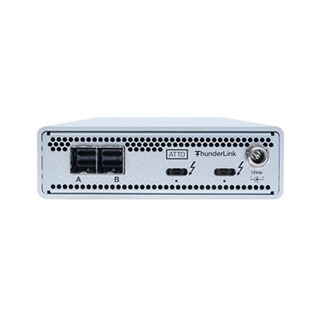 ATTO 40Gb/s Thunderbolt 3 (2-port) to 12Gb/s SAS/SATA (8-Port) Adapter