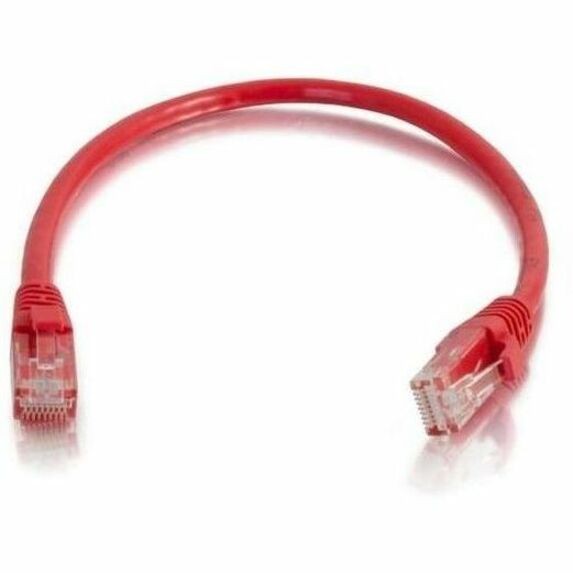 Quiktron Q-Series Patch Cords, CAT6, booted, Red, 10 FT