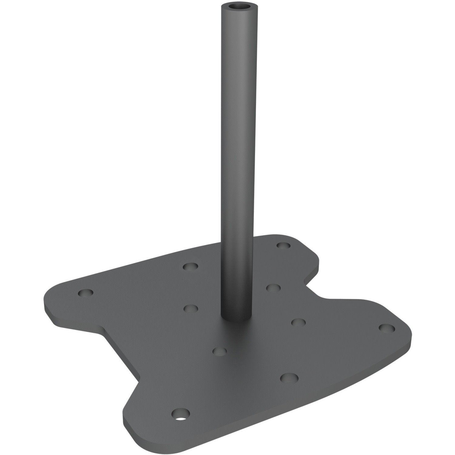 Neomounts Neomounts Pro NMPRO-SFPLATE Vloerstandaard voor Trolley voor beeldscherm, Schermvoet - Zwart