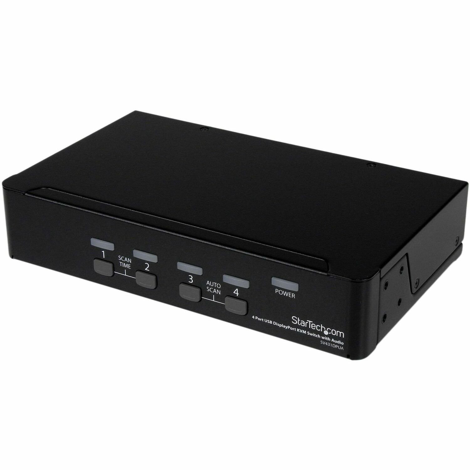 StarTech.com 4-poort USB DisplayPort KVM-switch met Audio