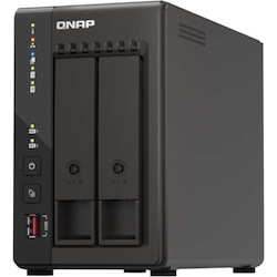 QNAP Turbo NAS TS-253E-8G 2 x Total Bays SAN/NAS Storage System - 4 GB Flash Memory Capacity - Intel Celeron J6412 Quad-core (4 Core) 2 GHz - 8 GB RAM Tower