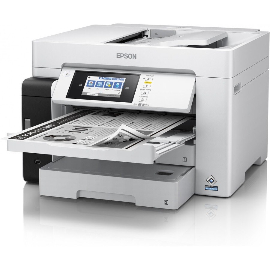 Epson ET-M16680 Wireless EcoTank Pro Inkjet Multifunction Printer - Monochrome - Black