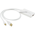 Monoprice Mini Displayport Male and USB Male Audio to HDMI Female Converting Adapter